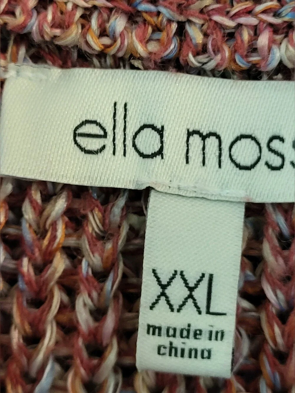 NWOT Ella Moss Junior's Marge Ribbed Knit Sleeveless Sweater Tank - Size XXL